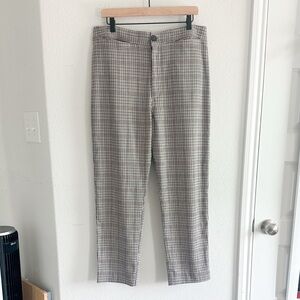 BURU houndstooth lightweight everyday pants size L
